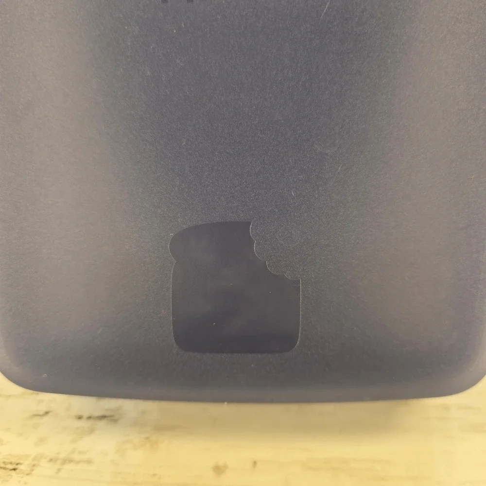 Tupperware Sandwich Keeper Navy Blue Hinged Lid Food Storage Container 8203A-1